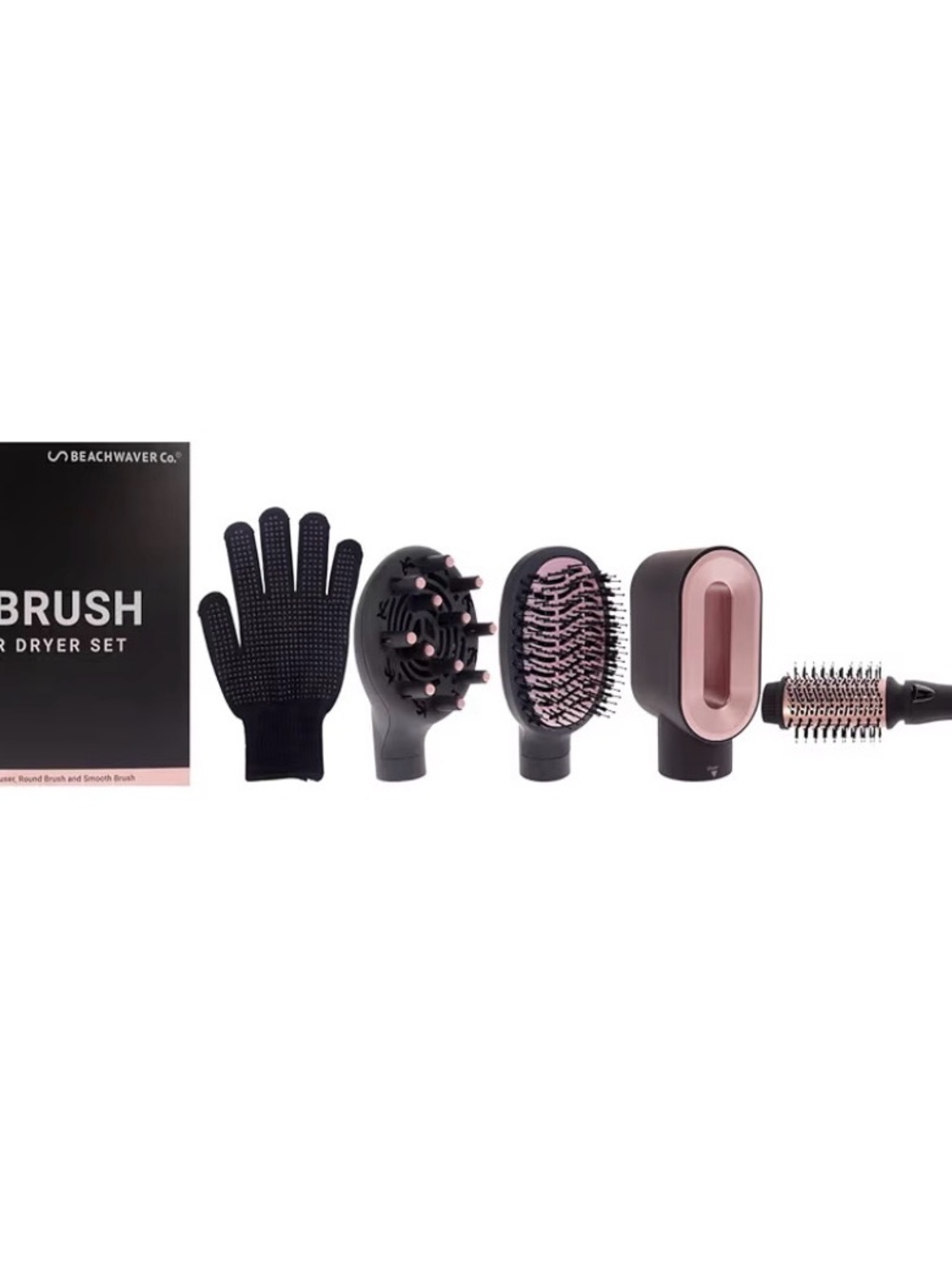 The Beachwaver Co. 4-Piece Styling Brush Set - Black with Rose Gold - Picture 10 of 10